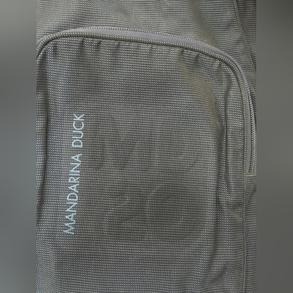 Mandarina Duck Blue Backpack Academia Back To School Unisex BusinessCore - Picture 10 of 11